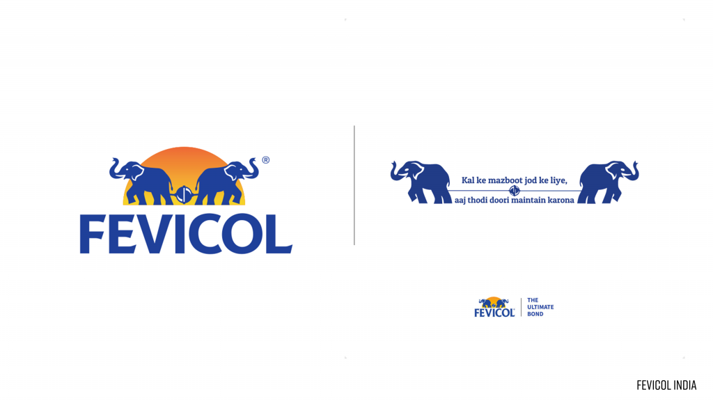 Fevicol India Social Distance Logo Oridoc